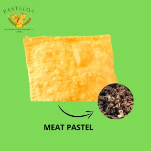 Meat Pastel / Brazilian Beef Folded Pastry - 80gr at Pasteloa in Saigon