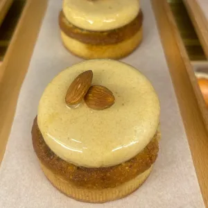 Amaretto tart at Peppe's Forno
