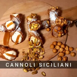 Set of 10 Mini Cannoli Mix at Peppe's Forno