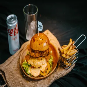 Double Buttermilk Fried Chicken/ Burger Gà X2 at Phatcat Kitchen