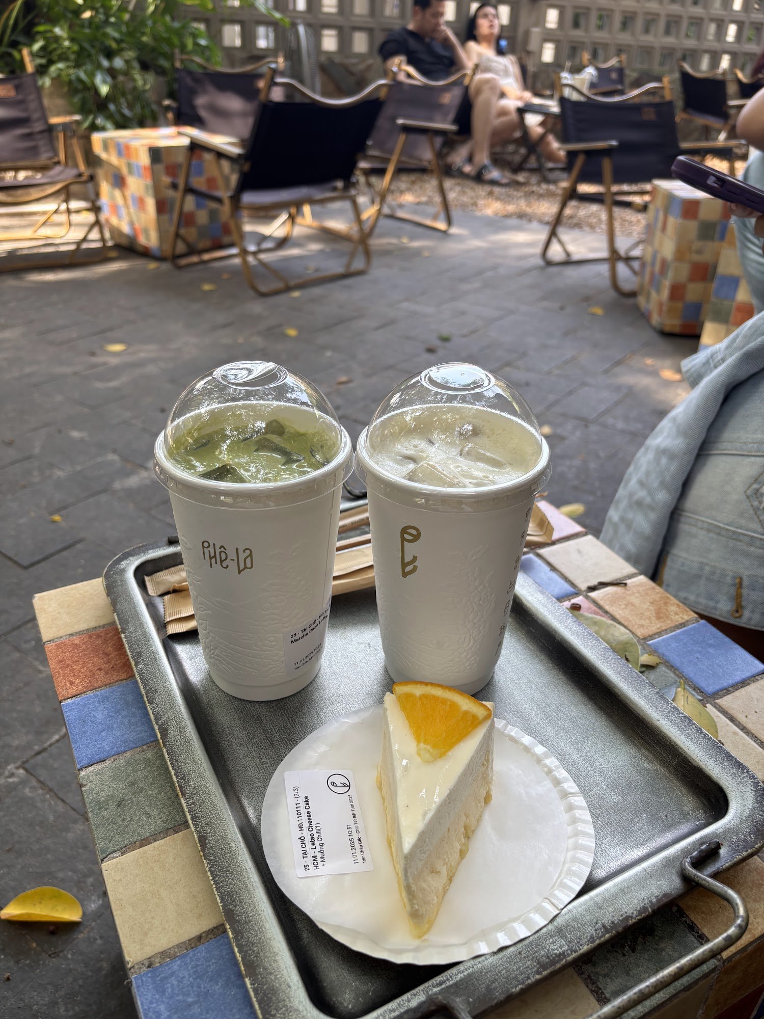 Cheesecake with Orange Slice