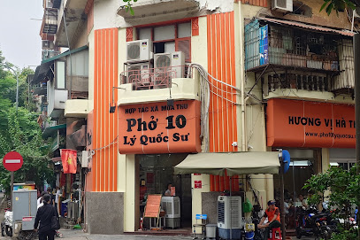 Pho 10 Ly Quoc Su Pho restaurant in Ha Noi - exterior