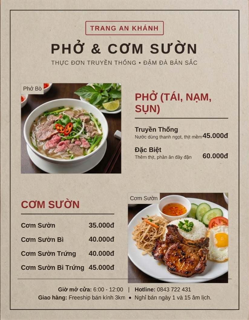 Phở Trang in Thao Dien