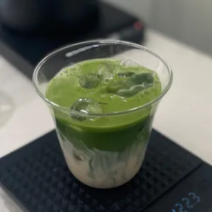 Green Tea Latte at Poin Canelé & More