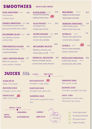 Pure Bowls - Healthy food smoothies, Juices & coffee photo 1 in Thao Dien