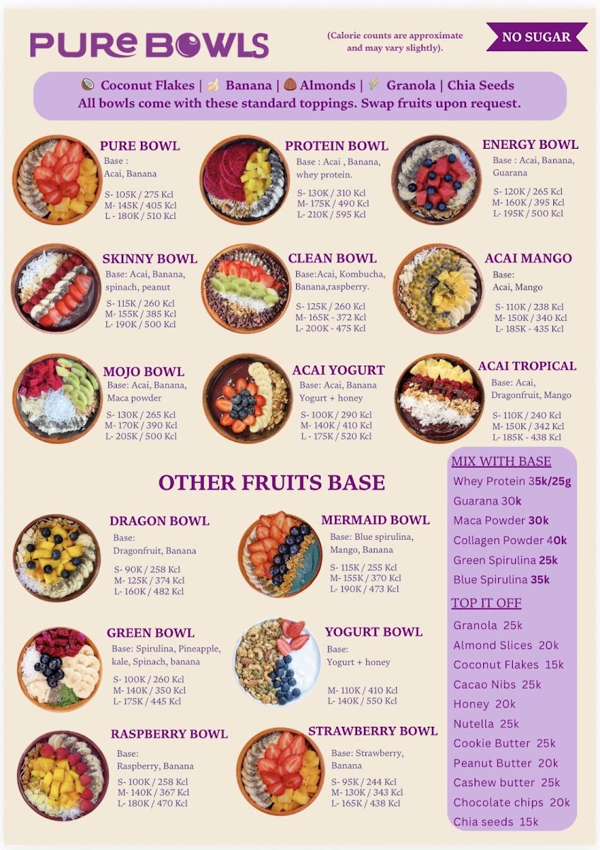 Pure Bowls - Healthy food smoothies, Juices & coffee photo 7 in Thao Dien