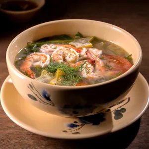 Crab and Shrimp Soup at Quán Bụi Bistro