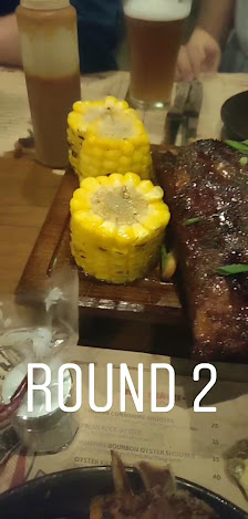 Corn on the cob and ribs