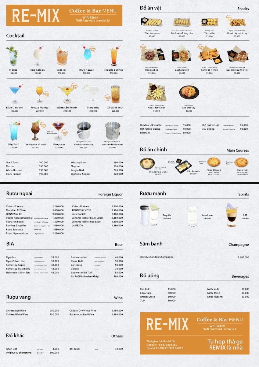 REMIX Coffee & Beer - Cocktail Bar in Thao Dien