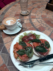 Smoked Salmon Open-Face Sandwich