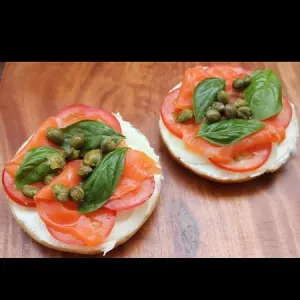 Smoked salmon - Loaded at Saigon Bagel