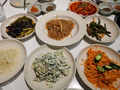 Various Korean side dishes
