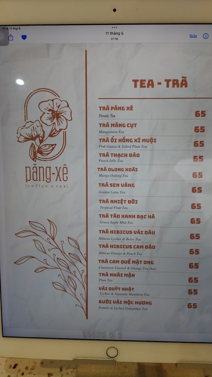 Păng-Xê coffee & tea photo 7 in Ha Noi