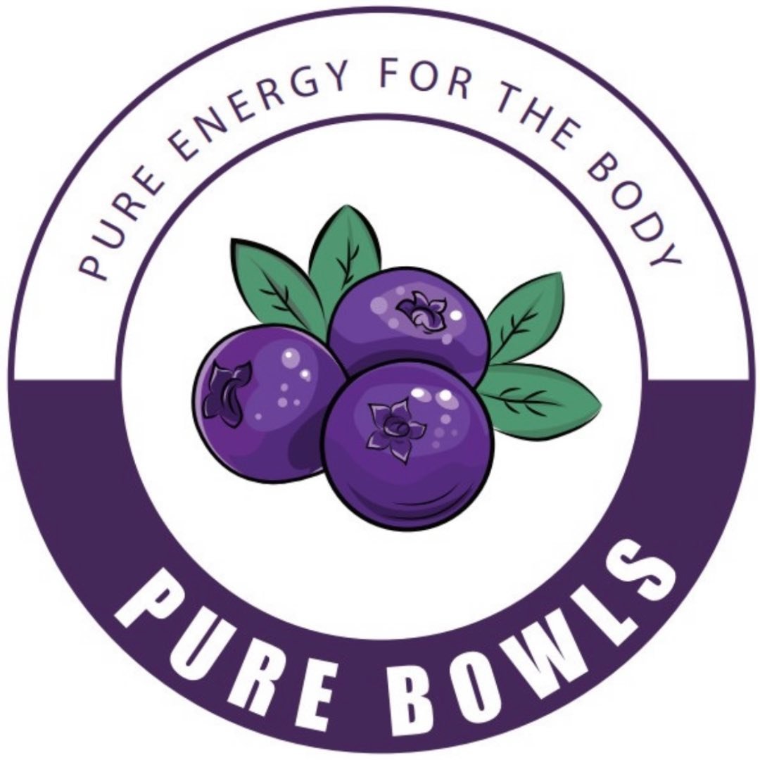 Pure Bowls ( Acai Bowls ) logo