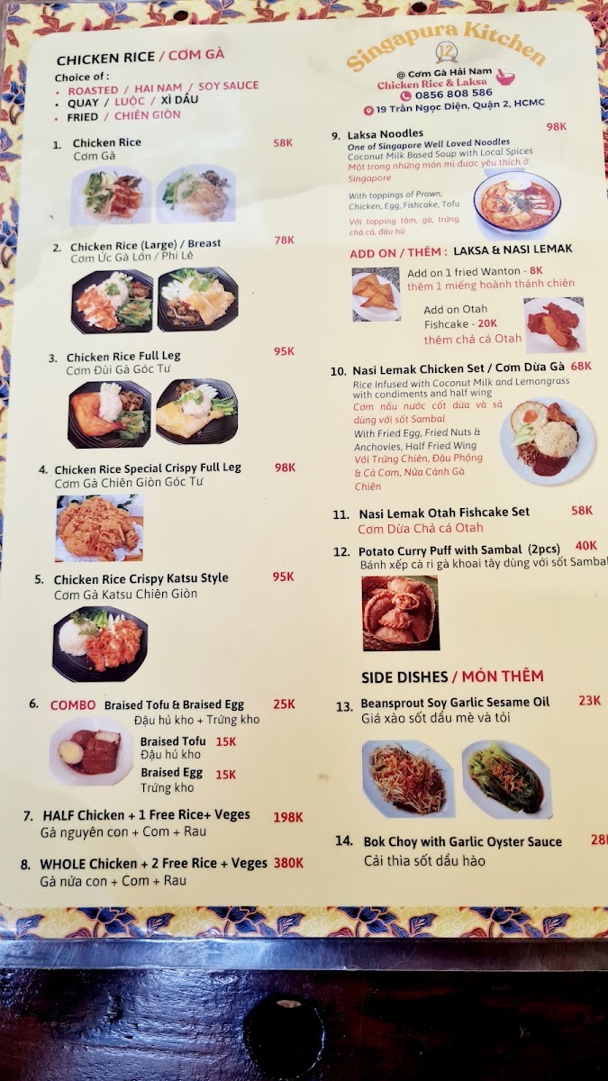 Singapura Kitchen in Thao Dien