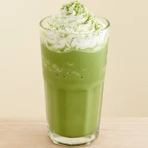 Matcha ice Blended at Sip N Play [Board & Video Games Bar]