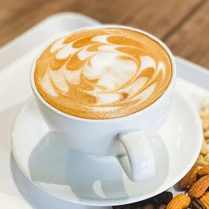 Latte at Sip N Play [Board & Video Games Bar], Thao Dien