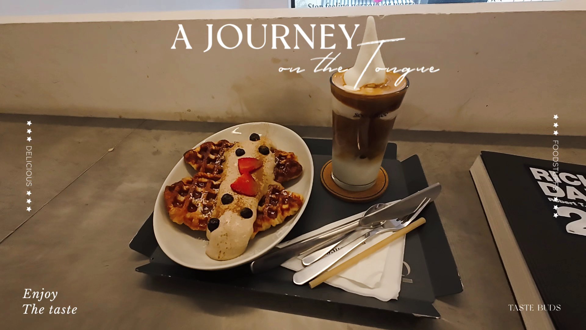 Waffle Ice Cream Dessert