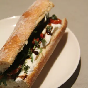 Burrata Baguette Sandwich