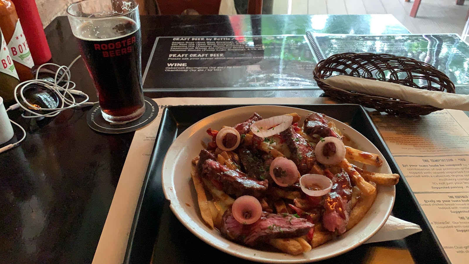 Steak Fries with Grilled Beef