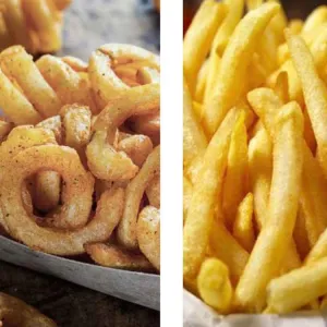 Combo French Fries (Curly Fries Or Straight) Khoai Tây Chiên Giòn + Coca