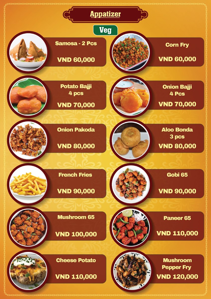 SRI RAJA BHOJANAM INDIAN RESTAURANT (MULTI CUISINE) photo 8 in Thao Dien
