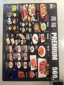 A food menu from a venue in Thao Dien, Saigon displaying various dishes and their prices.