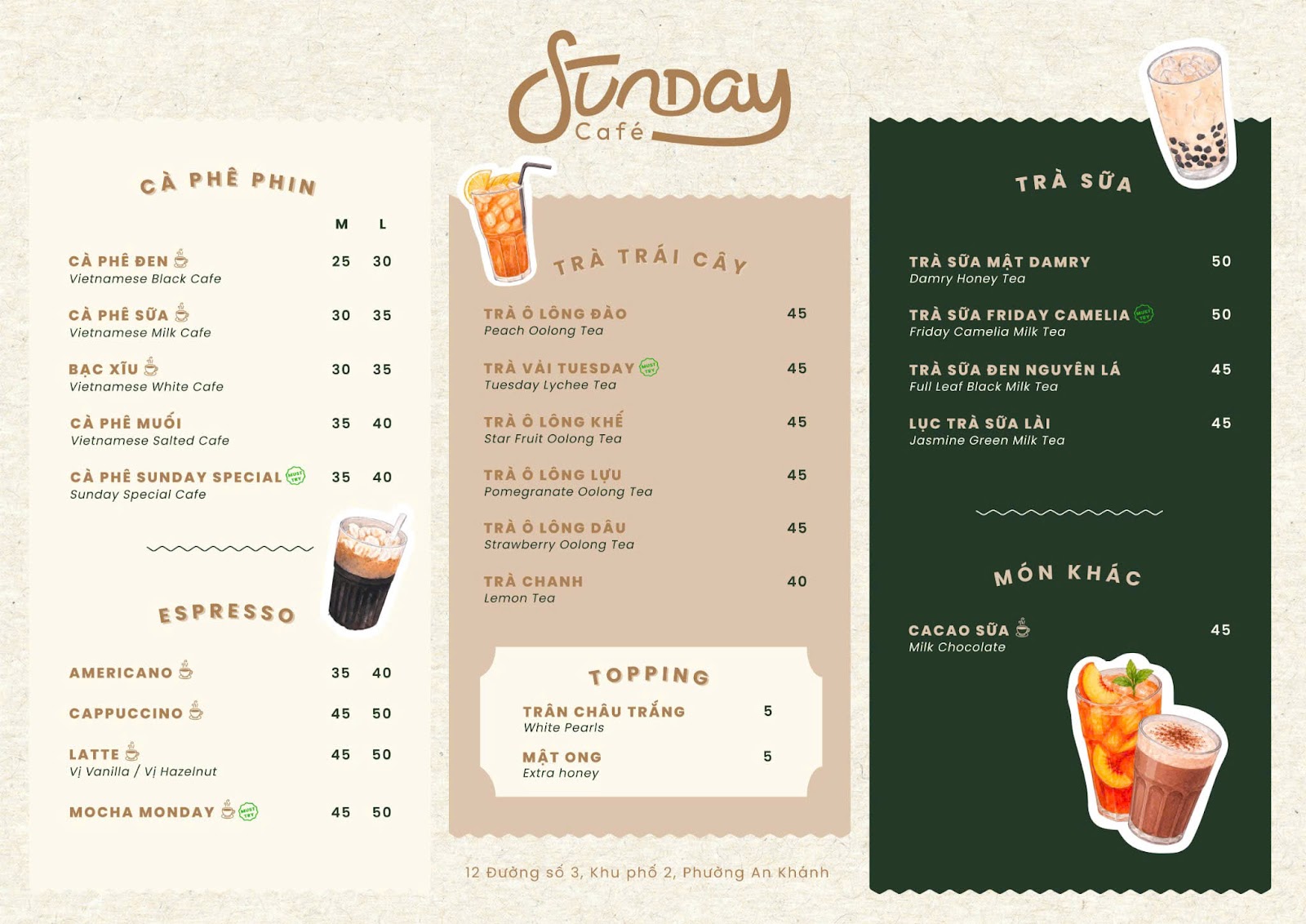 SUNDAY Cafe - Cafe in Thao Dien