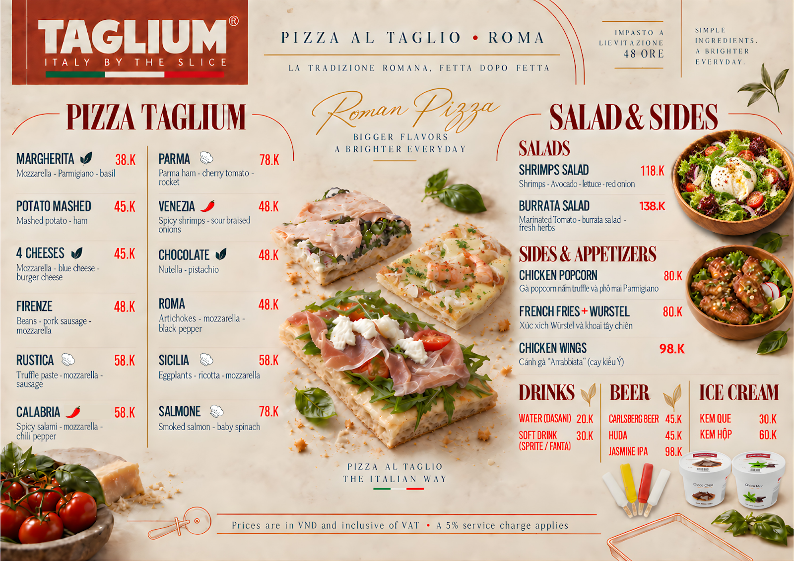 Taglium Central Park - Pizza Al Taglio photo 8 in Thao Dien