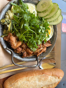 Grilled Meat with Greens