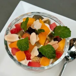 Fruits & Nuts On Cream