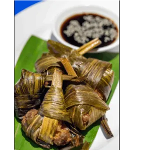 Fried Chicken In Pandan Leaves