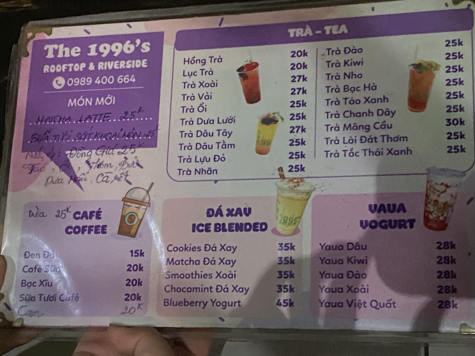 The 1996's Rooftop & Riverside - Bubble Tea Store in Thao Dien
