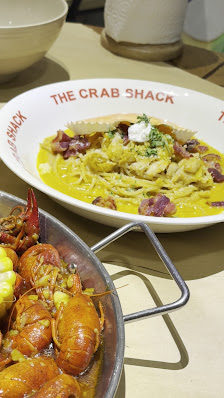 Crab Shack Pasta with Lobster and Bacon