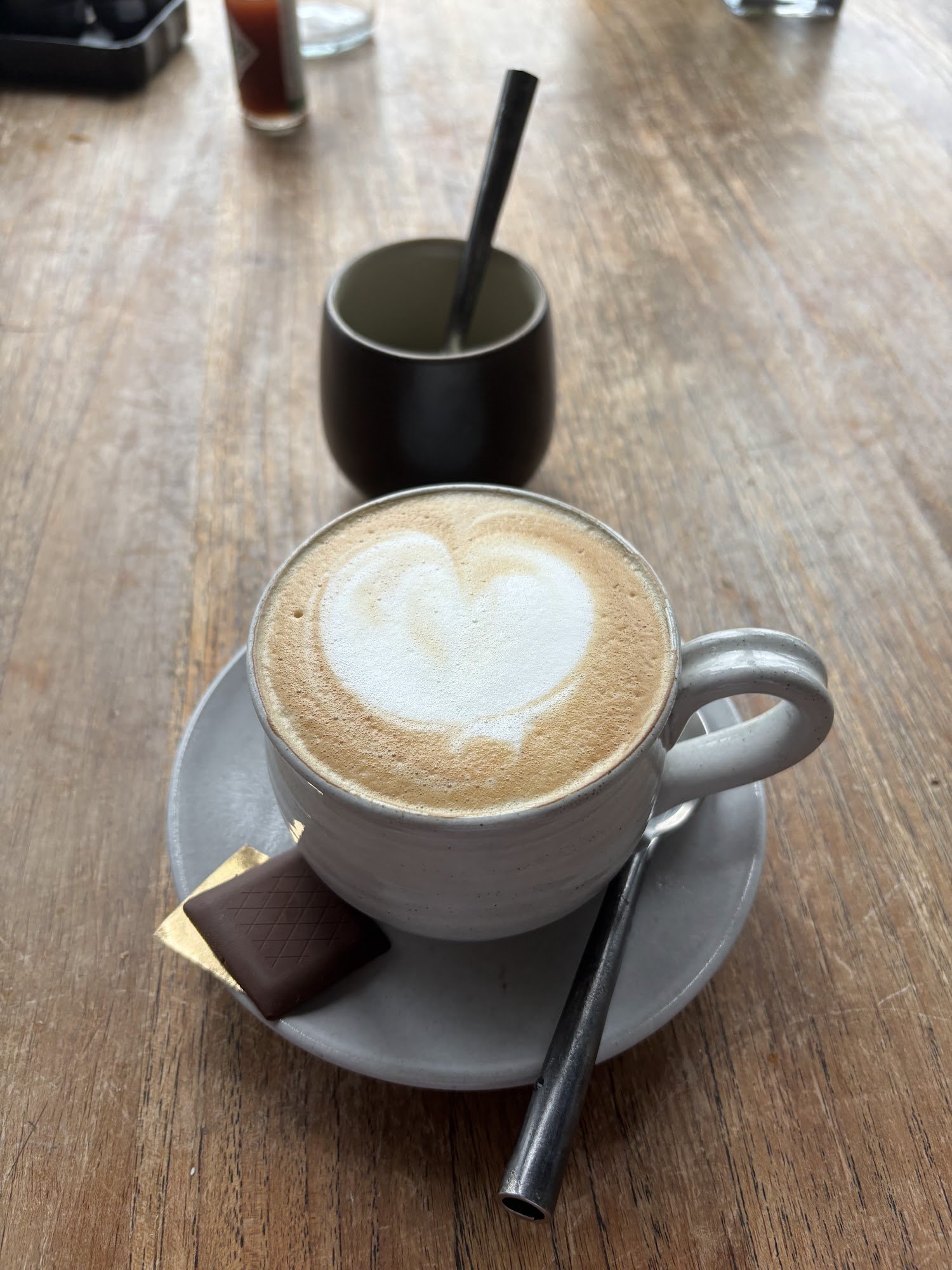 Cappuccino with Heart Latte Art