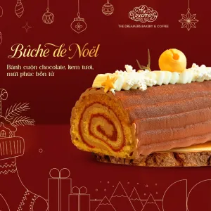 Yule Log Cake 600G at The Dreamers Bakery & Coffee