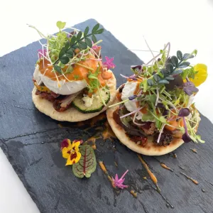 Mediterranean Eggs Benedict