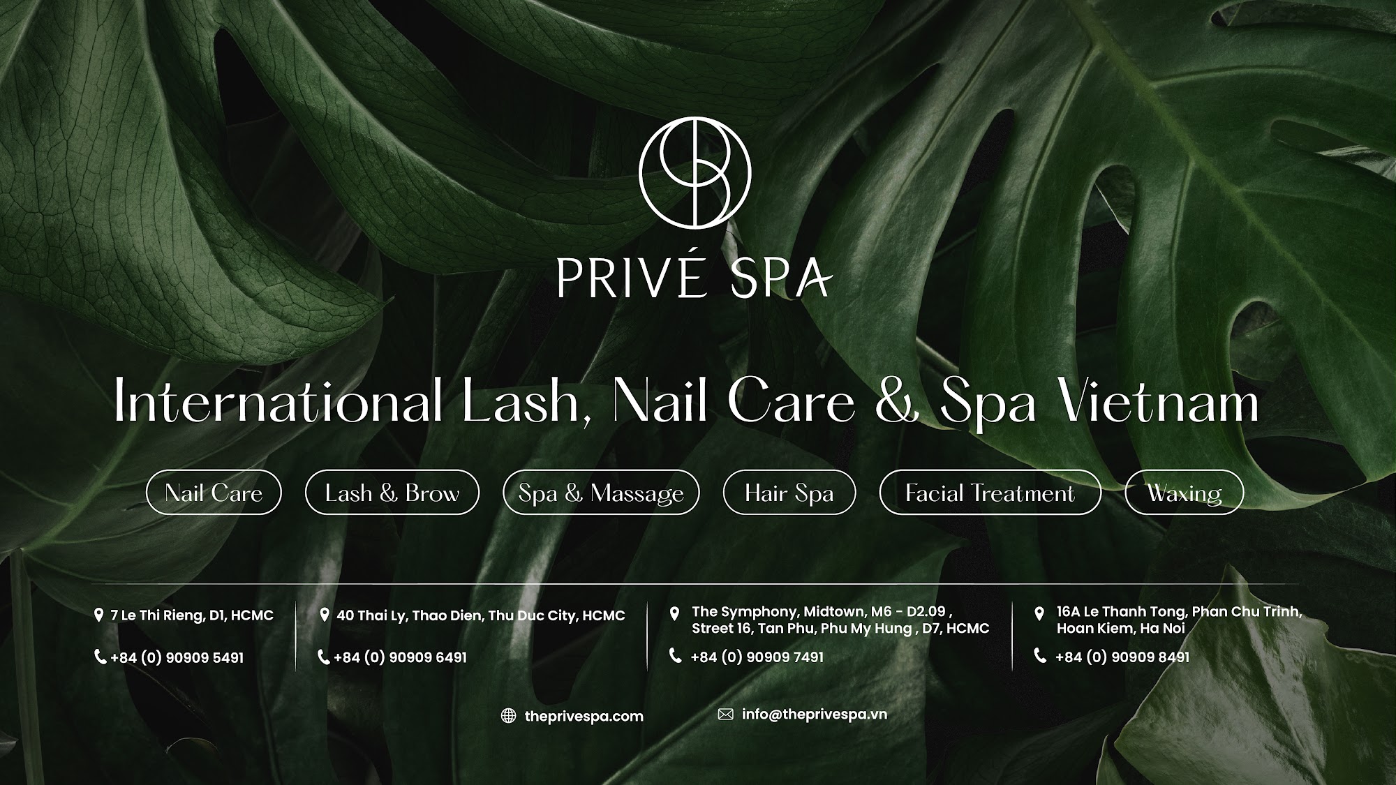 The Privé Spa | International Lash, Nail Care & Spa | Thao Dien (D2) - Spas & Wellness in Thao Dien