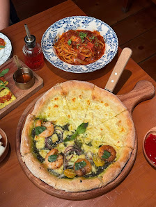 Shrimp Mushroom Pizza