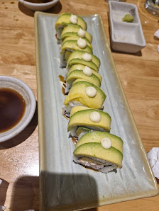 Avocado-topped Sushi Rolls