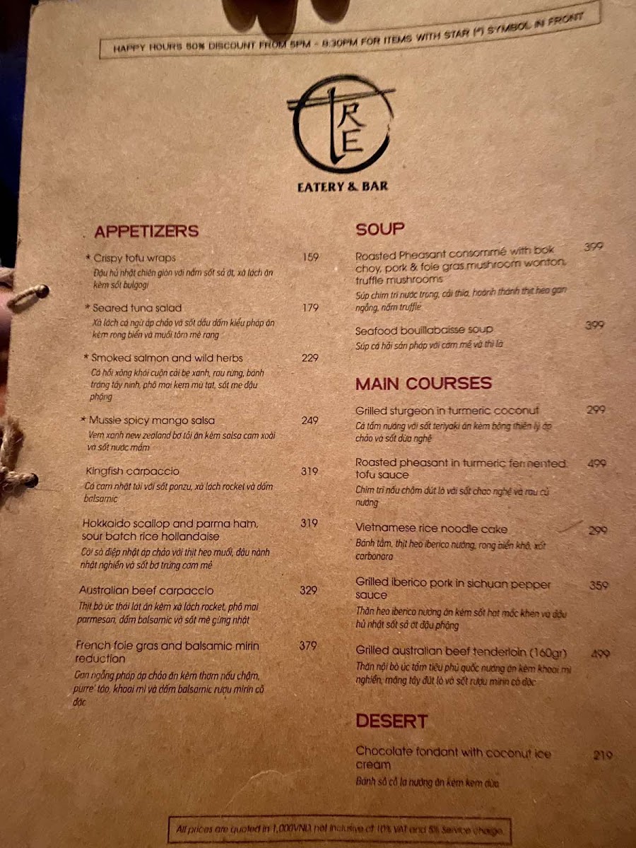 Tre Eatery & Bar - Pizza Restaurant in Thao Dien