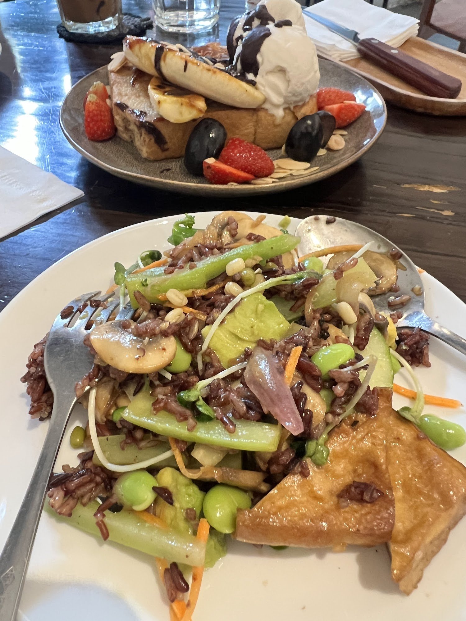 Stir-Fried Vegetables with Rice Noodles