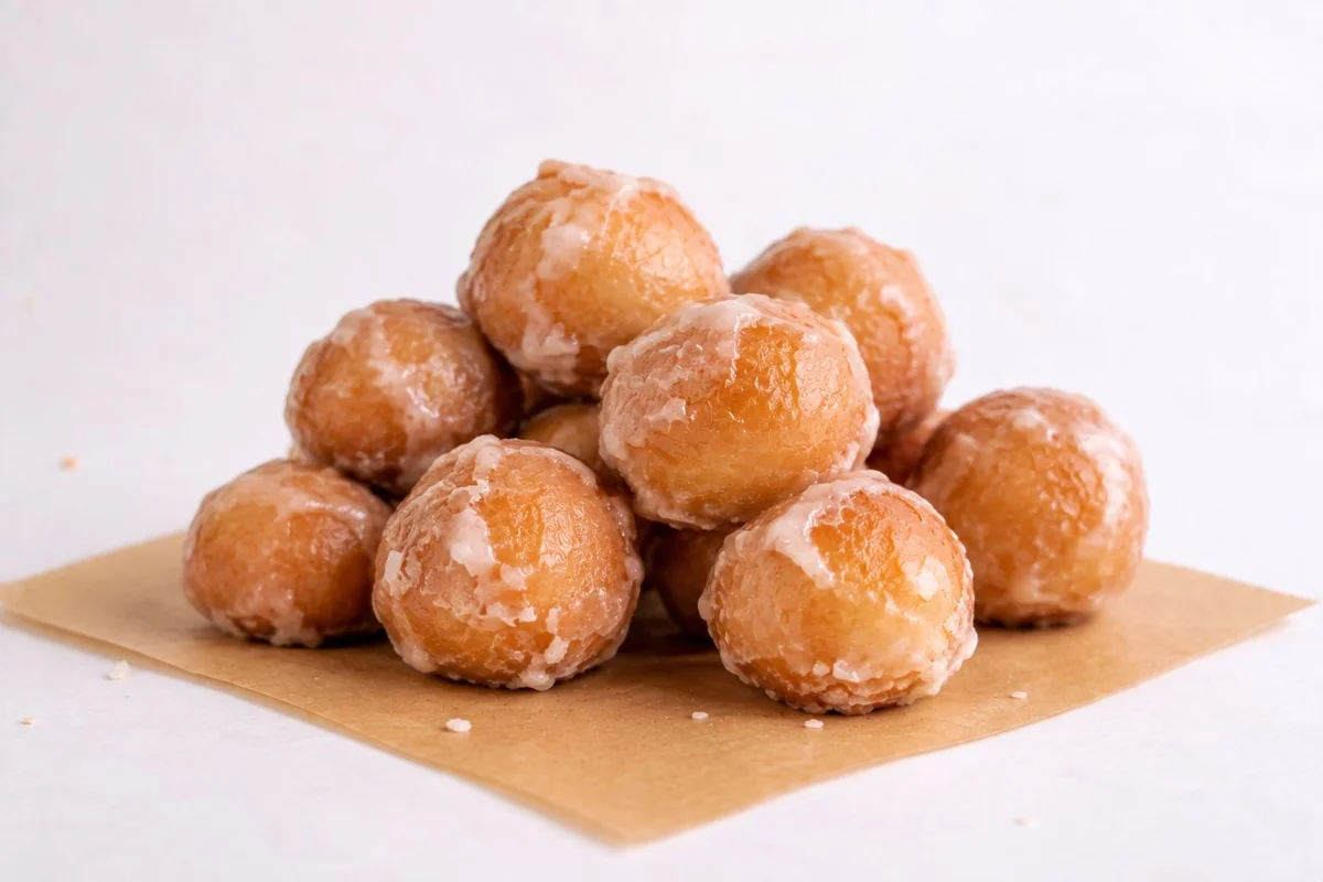 Glazed donut holes - Bagel Brothers