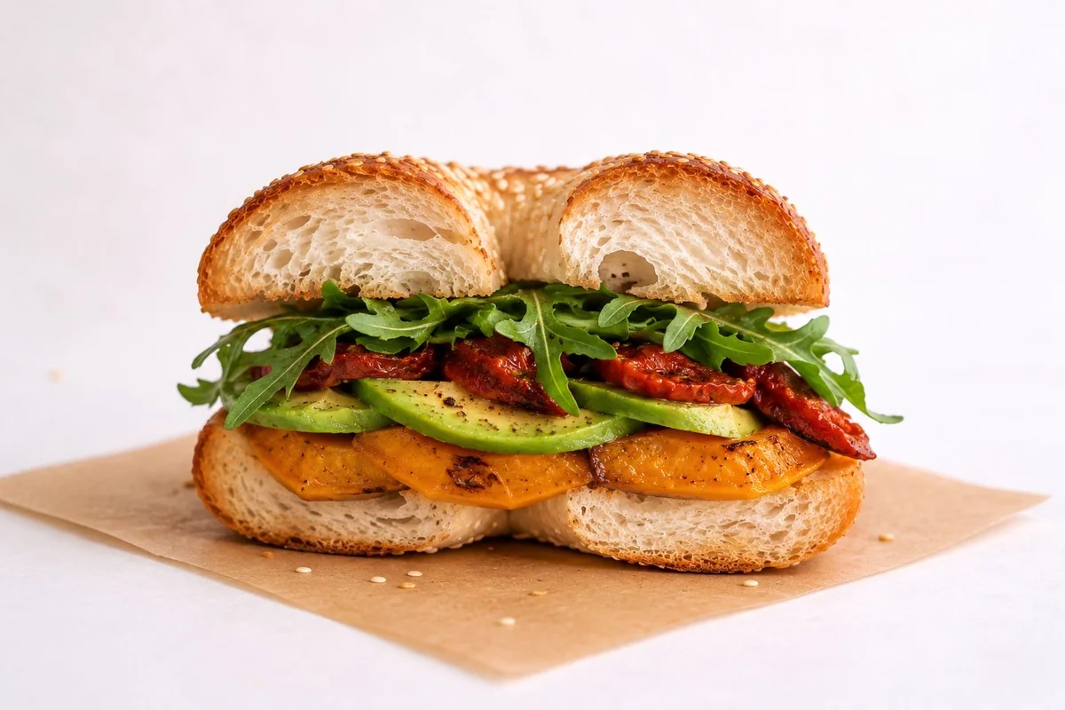 Roast Pumpkin Bagel - Bagel Brothers
